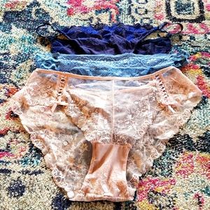 Lot of 3 Knotty Knickers Underwear- Brand New - XL